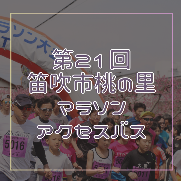 笛吹市桃の里マラソン