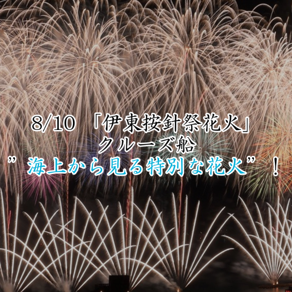 伊東按針祭花火クルーズ船